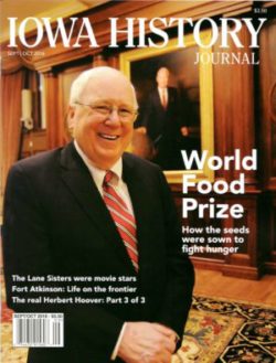 Iowa History Journal Cover-V8I5-World-Food-Prize-e1472605373948