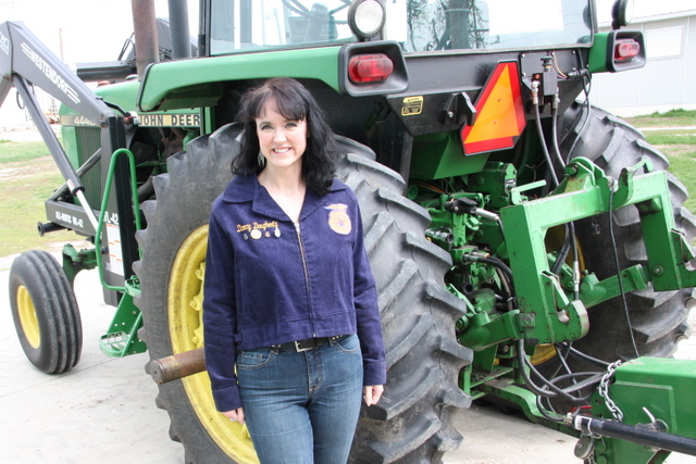 Darcy's FFA blue jacket