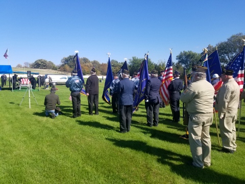 The funeral for sailor Bernard Doyle, killed at Pearl Harbor, was held Oct. 13, 2018, in Lake City, Iowa, with full military honors.