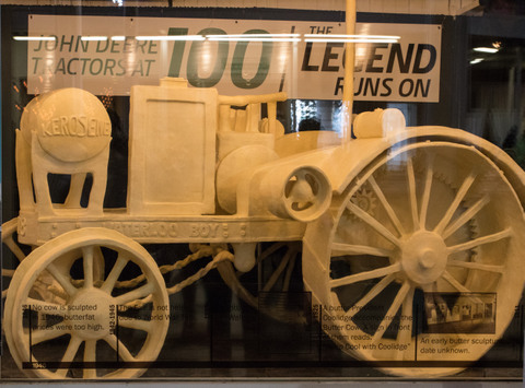 Waterloo Boy butter sculpture 2018 Iowa State Fair 