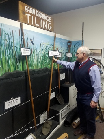 Ag Tile Drainage Exhibit in Iowa 