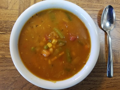 Hearty Homemade Vegetable Soup 