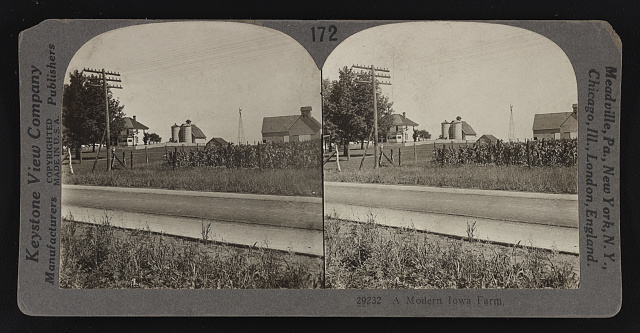 Iowa farm,  1920s  Source: Library of Congress 