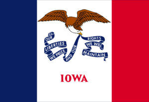 state of Iowa flag