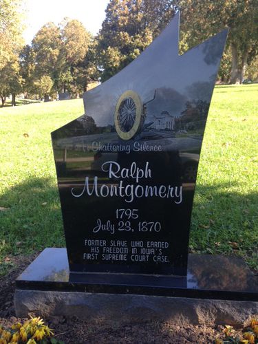 Ralph Montgomery marker Dubuque Iowa